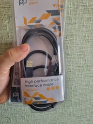 Кабель для сканеров штрих-кода PowerPlant USB (M) - RJ45 (M) 1 м Серый (CA911905)
