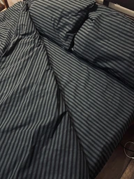 Комплект постільної білизни MirSon сімейний 160x220 см х 2 шт 17-0611 Stripe Black Ranforce Elite (2200008200435) фото від покупців 1