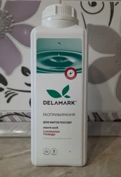 Средство для мытья посуды Delamark с эфирным маслом розы 1 л (4820152330666) фото от покупателей 3