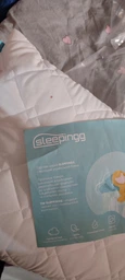 Подушка для сна Sleepingg Антиаллергенное волокно 50х70 Белая стеганый чехол (4820227283200) фото от покупателей 5