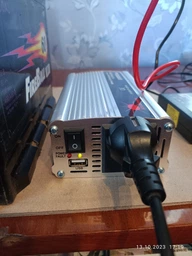 Інвертор напруги Voltronic Himastar DC 1000 Вт: 500 Вт 12/220 В з апроксимованою синусоїдою, 1 універсальна розетка, 1 x USB DC: 5 В/2.4 A, клеми + затискачі, Q40 (YT28493) фото від покупців 7