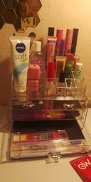 Органайзер для косметики Настільний акриловий Cosmetic Storage Box Бокс фото від покупців 13
