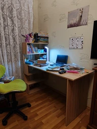 Стол компьютерный Moreli Roland Ш1416*В1226*Г600 Венге темный фото от покупателей 15