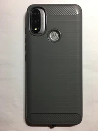 Чохол Lenuo Carbon Fiber для Motorola Moto E20 / E40 Gray