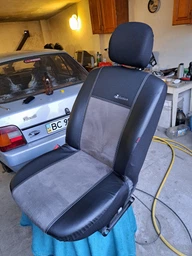 Авто чехлы TOYOTA Avensis 2003>2008 mk II T250 Pok-ter Exclusive екокожа с красной вставкой алькантары фото от покупателей 13