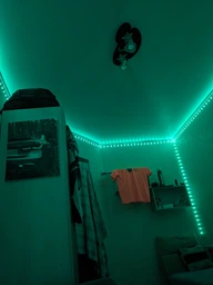 Светодиодная LED лента RGB 15 метров, SMD 3535, 24 В, Bluetooth, пульт и блок питания (SD103BB)