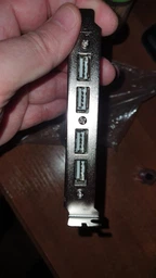 Планка розширення контролер USB 2.0, 4 порти, на задню панель ПК (116935)