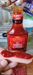 Соус томатный очень острый Roleski Trinidad Scorpion с перцем Тринидад Скорпион 340 г фото от покупателей 2