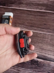 Портативний Акумуляторний LED ліхтарик брелок мультитул W5144 7 режимів прикурювач шнур магніт свисток з червоним світлом для кемпінгу та риболовлі фото від покупців 2