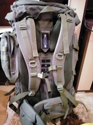 Тактичний каркасний похідний рюкзак Over Earth модель 625 80 літрів кайот
