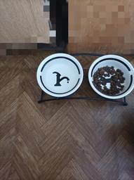 Подставка с мисками из керамики для собак Trixie Eat on Feet 250 мл (4011905246406) фото от покупателей 1