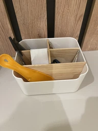 Органайзер для мелочей MBM HOME FH-02 WHITE/WOOD белый/дерево фото от покупателей 3