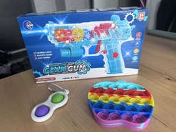 Игрушечное оружие "Пистолет" прозрачный (1088+)