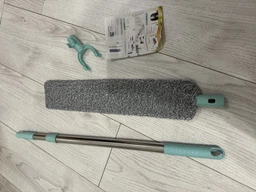 Пласка щітка для прибирання пилу з телескопічною ручкою DustBrush фото від покупців 4