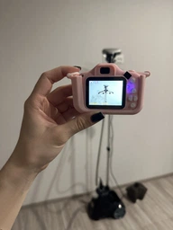 Детский фотоаппарат развивающий FunnyCam 48 МП + селфи камера, HD Фото и видео съемка, дисплей, противоударный с 5 играми фото от покупателей 4