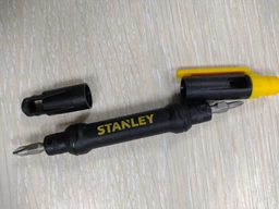 Викрутка Stanley кишенькова з двома двосторонніми вставками (66-344M)