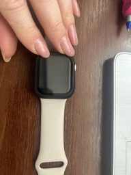Защитный чехол со стеклом для для Apple Watch 4/5/6/SE/SE 2 (40 мм) Чёрный фото от покупателей 3