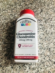Глюкозамин хондроитин 21st Century Glucosamine Chondroitin Original Strength 120 капсул