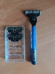 Станок для бритья мужской (Бритва) Gillette Mach3 Start с 3 сменными картриджами (7702018464005)