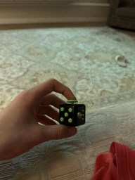 Іграшка Антистрес Fidget Cube куб 3 см (459490942) Фіджет Куб Чорно-Сірий фото від покупців 5