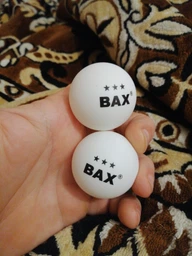 М'яч для настільного тенісу BAX 3* WHITE 3 шт
