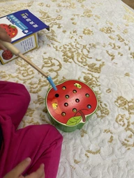 Магнитная рыбалка с червячками BAN TONG NIAN Яблоко