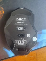 Беспроводная игровая мышка iMice X7 5500dpi тихая с выступами RGB Red (358227) фото от покупателей 7