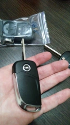 Корпус викидного ключа для Opel Astra Insignia Zafira Vektra Galakeys 3 кнопки лезо HU100 (15-48)