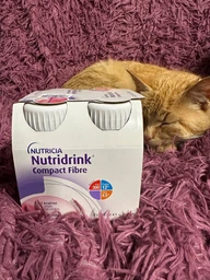 Энтеральное питание Nutricia Nutridrink Compact Fibre Strawberry со вкусом клубники с высоким содержанием энергии и пищевыми волокнами 4 шт х 125 мл (8716900551628) фото от покупателей 3