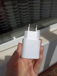 Швидка зарядка 25W для Samsung Galaxy Super Fast Charging PD type-C PRC-TA800, зарядний пристрій білий фото от покупателей 9