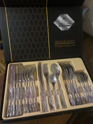 Набір столових приборів KitchenWare Middle 24 шт з нержавіючої сталі на 6 персон (10364-24) фото від покупців 5