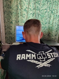 Футболка Talisman RAMMSTEIN Цепи Черный L (GIL128)