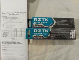 Термопаста RZTK Arctica MX-4 со шпателем 4 г фото от покупателей 8