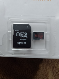 Карта памяти Apacer microSDXC 64GB UHS-I U1 Class 10 (R85 MB/s) + SD-adapter (AP64GMCSX10U5-R)
