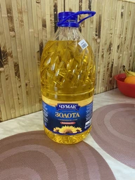 Масло подсолнечное Чумак Золотое рафинированное 5 л (4.6 кг) (4820078570528)