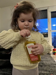 Дитяча рідка Омега-3 LYSI Children’s Cod Liver Oil, 240 мл на основі олії печінки тріски - Лимон-манго фото від покупців 7