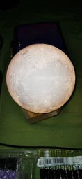 Бездротова лампа дитячий Нічник Місяць 3D AVVS tech Moon Lamp G-7 original фото від покупців 8
