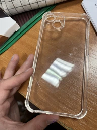 Противоударный чехол для iPhone 13 прозрачный силикон Military Grade - Gisolo