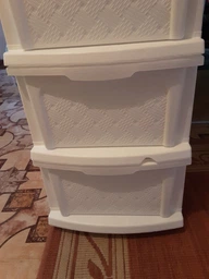 Комод пластиковий на 4 ящики R-Plastic "Компакт Плюс", Білий
