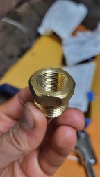 Футорка латунна Pattaroni Ø 1-1/2"×2-1/2" внутр.- зовн. різьба фото від покупців 2