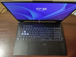 Ноутбук ASUS TUF Gaming A15 FA507NV-LP061 (90NR0E88-M00B60) Jaeger Gray / 15.6" IPS Full HD 144 Гц / AMD Ryzen 7 7735HS / RAM 16 ГБ / SSD 1 ТБ / nVidia GeForce RTX 4060 фото від покупців 11