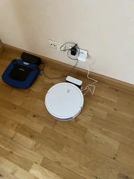 Робот-пилосос Xiaomi Robot Vacuum E10 з док станцією для сухого та вологого прибирання білого кольору фото от покупателей 5