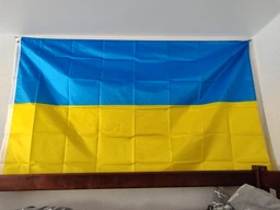 Флаг Украины Kayfovo 140*90 см с кольцами для флагштока Нейлон K140-90 фото от покупателей 1