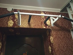 Турнік наддверний RichSport Hor-bar-107 Білий Кріплення у комплекті фото от покупателей 13