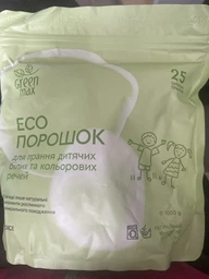 Эко порошок Green Max для стирки детских белых и цветных вещей 1 кг фото от покупателей 2