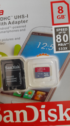 Карта памяти SanDisk Ultra microSD XC 8GB class 10 SD адаптер