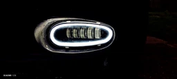 Двоколірні Led ПТФ протитуманні фари Daewoo Lanos Sens. ПТФ 5 лінз 50W з ДХО. Скло знімне. МЕТАЛ Autoexpect (05827) фото від покупців 4