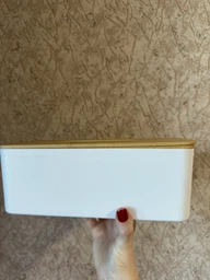 Органайзер для серветок МВМ MY HOME Scandinavia Білий/дерево (FH-42 WHITE/WOOD) фото від покупців 7