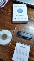 Wi-Fi/Bluetooth адаптатор Bodasan WB803 1300Mb дводіапазонний 2.4/5GHz з Bluetooth 5.0 Black (WB803) фото від покупців 1
