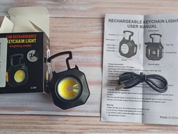 Акумуляторний LED ліхтарик з Type-C карабін, викрутки, магніт, Червоне світло, запальничка фото від покупців 14